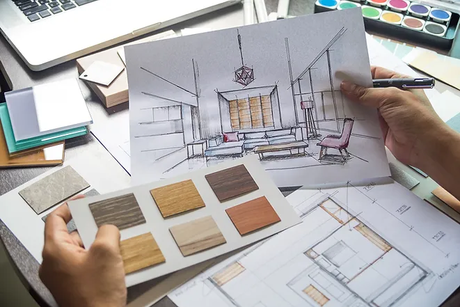 travail du designer d'interieur
