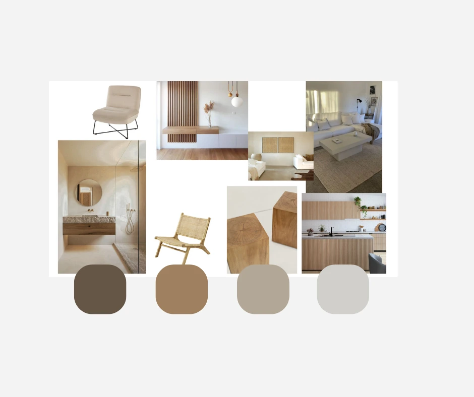 planche d'inspiration ou moodboard