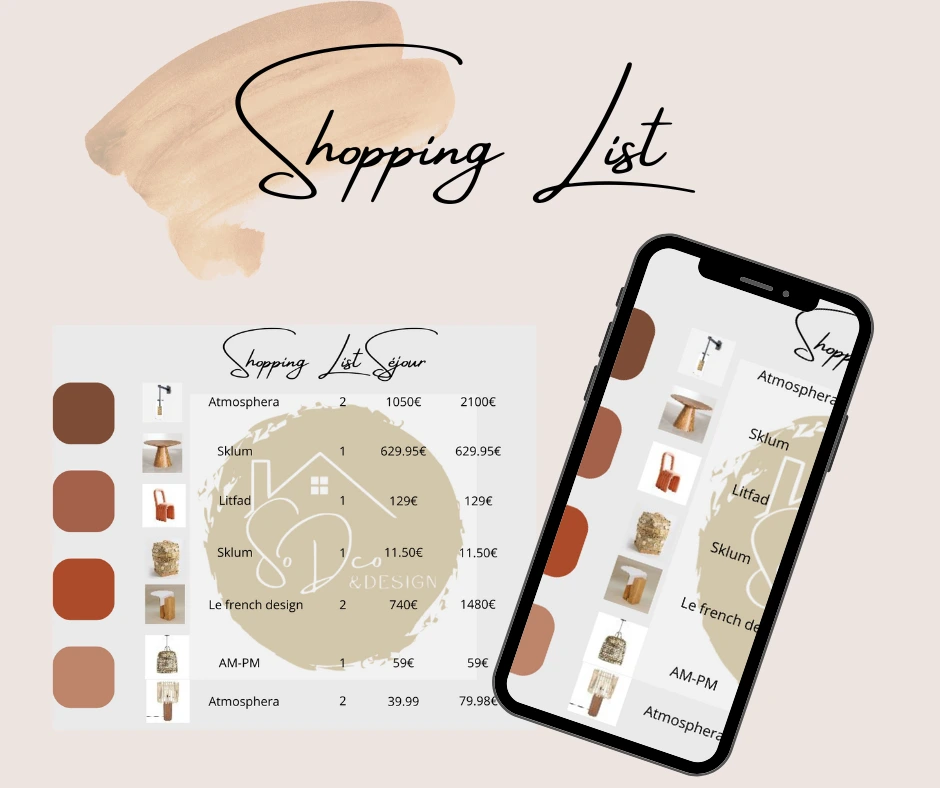 shopping list